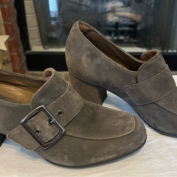 Earthies By Earth Women's Suede Leather Heels Loafer Size US 8.5B Rhea - Picture 2 of 7